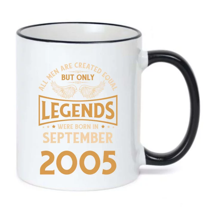 Birthday Legends Were Born In September 2005 Cool Gift Black Color Changing Mug