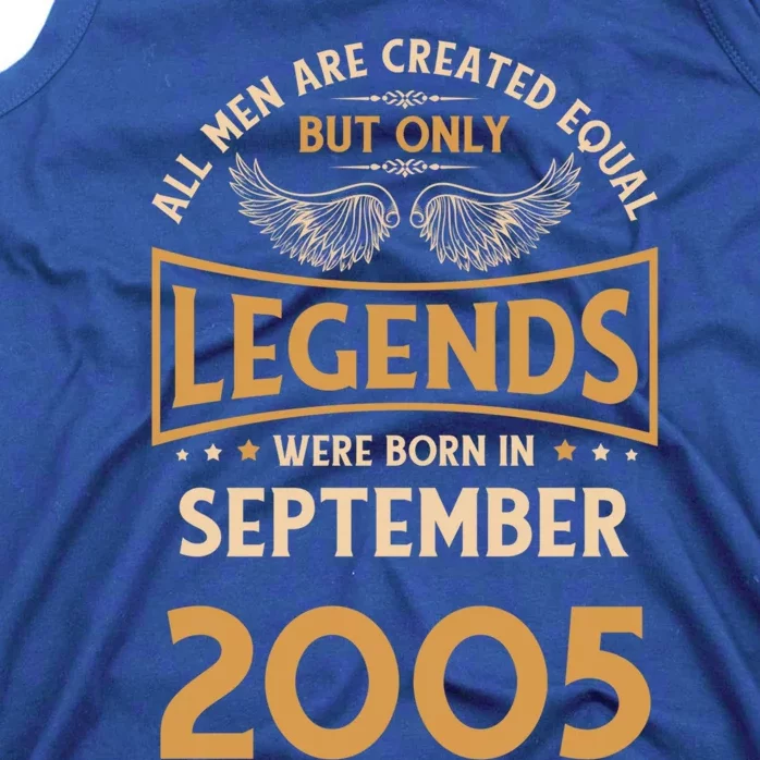 Birthday Legends Were Born In September 2005 Cool Gift Tank Top