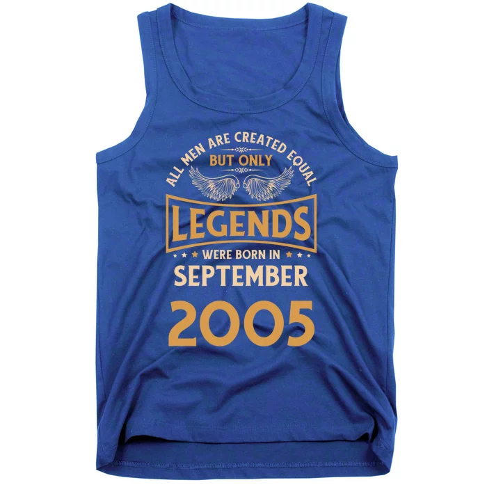 Birthday Legends Were Born In September 2005 Cool Gift Tank Top