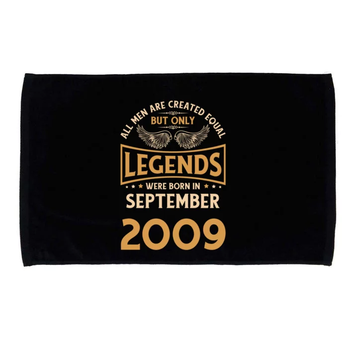 Birthday Legends Were Born In September 2009 Funny Gift Microfiber Hand Towel