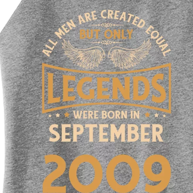 Birthday Legends Were Born In September 2009 Funny Gift Women’s Perfect Tri Rocker Tank