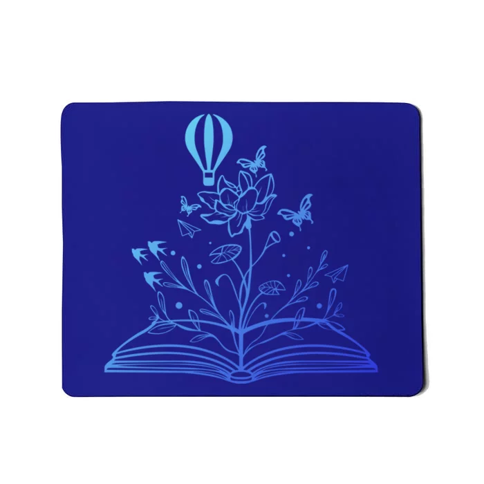 Book Lovers Wildflowers Book Reading Cute Book Lover Teacher Meaningful Gift Mousepad