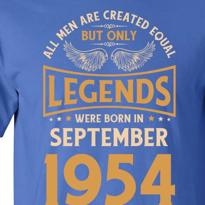 Birthday Legends Were Born In September 1954 Gift Tall T-Shirt