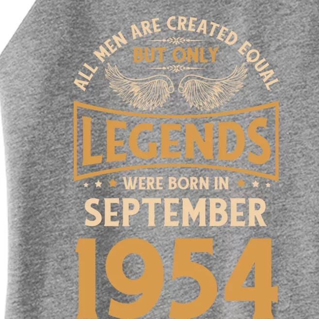 Birthday Legends Were Born In September 1954 Gift Women’s Perfect Tri Rocker Tank