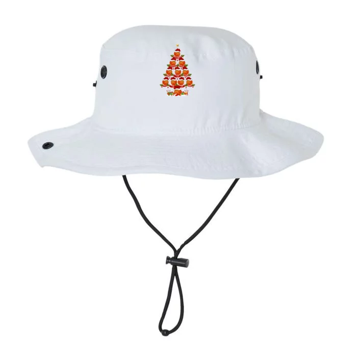 Basketball Lover Xmas Holiday Basketball Christmas Tree Gift Legacy Cool Fit Booney Bucket Hat