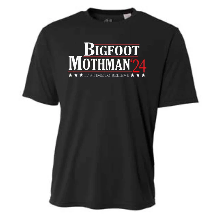 Bigfoot Mothman 2024 Cryptid President Cooling Performance Crew T-Shirt