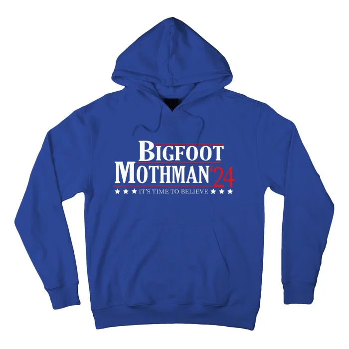 Bigfoot Mothman 2024 Cryptid President Tall Hoodie