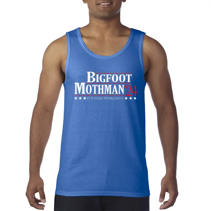 Bigfoot Mothman 2024 Cryptid President Tank Top