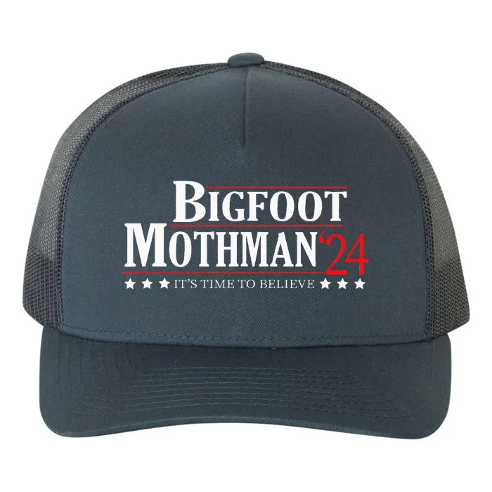 Bigfoot Mothman 2024 Cryptid President Yupoong Adult 5-Panel Trucker Hat