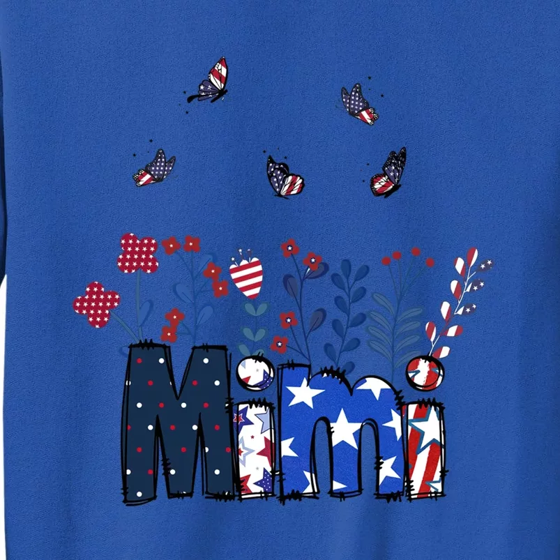 Butterflies Mimi 4th Of July Happy Usa Independence Christm Great Gift Tall Sweatshirt