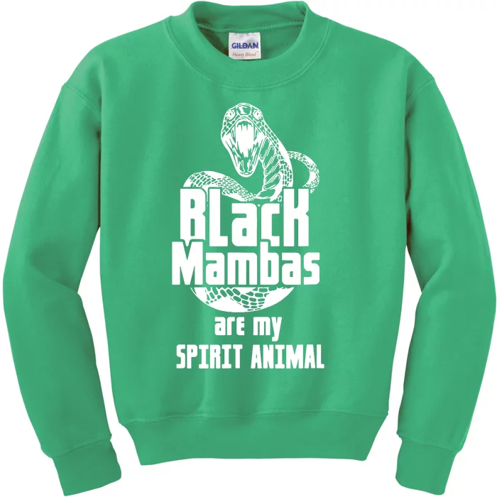 Black Mambas Are My Spirit Animal Kids Sweatshirt