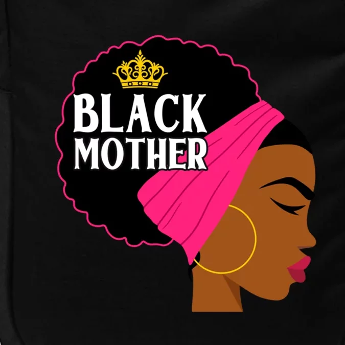 Black Mother Afro Mom Juneteenth Mother's Day Black Queen Great Gift Impact Tech Backpack