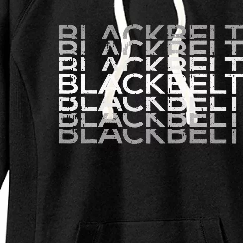 BlackBelt Martial Arts Karate Taekwondo TKD Jiu Jitsu Judo Women's Fleece Hoodie