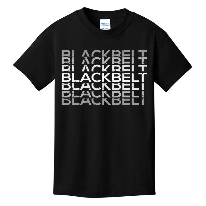 BlackBelt Martial Arts Karate Taekwondo TKD Jiu Jitsu Judo Kids T-Shirt