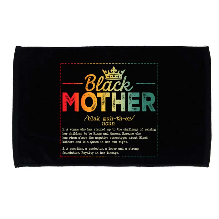 Black Mother African Americans Mothers Day Juneteenth Wo Microfiber Hand Towel