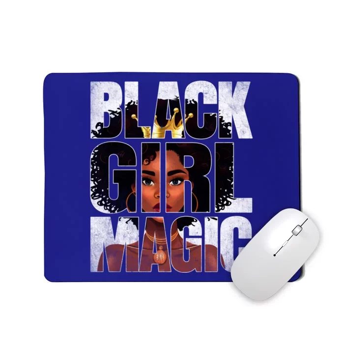 Black Magic Afro Juneteenth African American Gift Mousepad