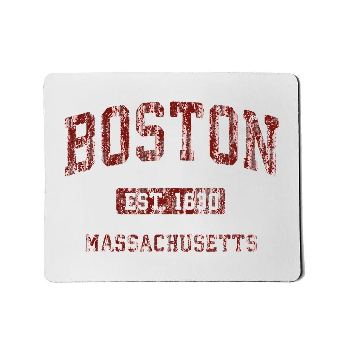 Boston Massachusetts Athletic Throwback Mousepad