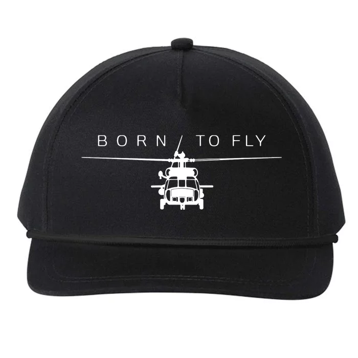 Blackhawk Military Aviation Apparel Helicopter Pilot Gift Snapback Five-Panel Rope Hat