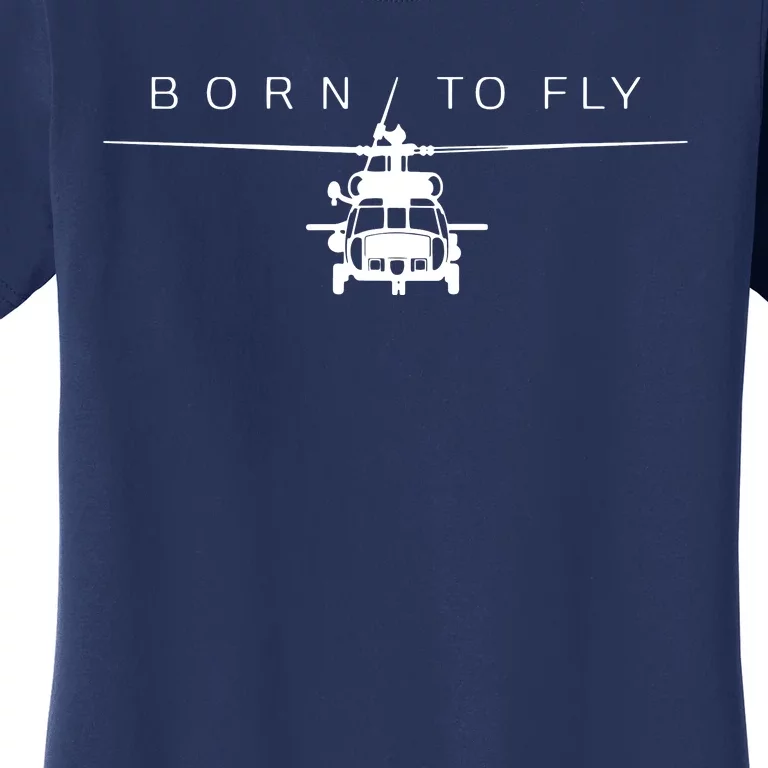 Blackhawk Military Aviation Apparel Helicopter Pilot Gift Women's T-Shirt