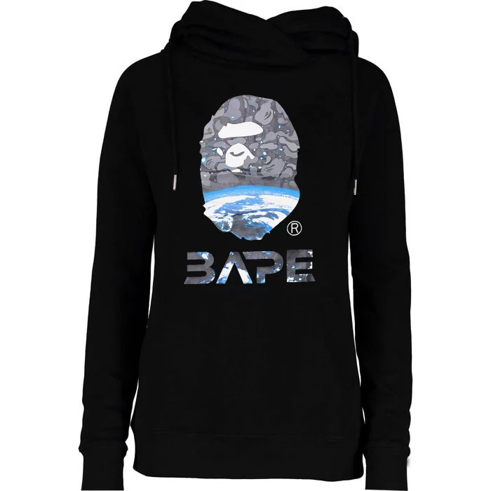 Bape Mid Autumn Festival Sace Moon Earth Big Ape Gift Womens Funnel Neck Pullover Hood