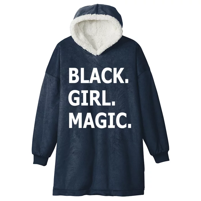 Black Magic African American Gift Hooded Wearable Blanket