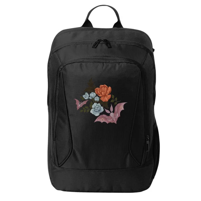 Botanical Moths And Night Flowers City Backpack