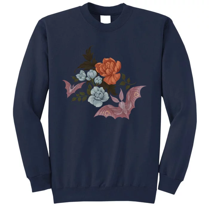 Botanical Moths And Night Flowers Tall Sweatshirt