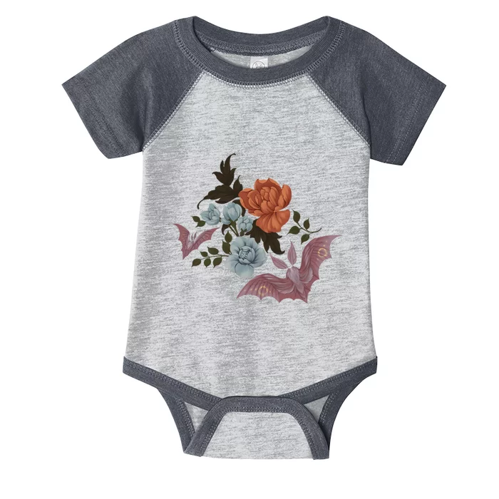 Botanical Moths And Night Flowers Infant Baby Jersey Bodysuit