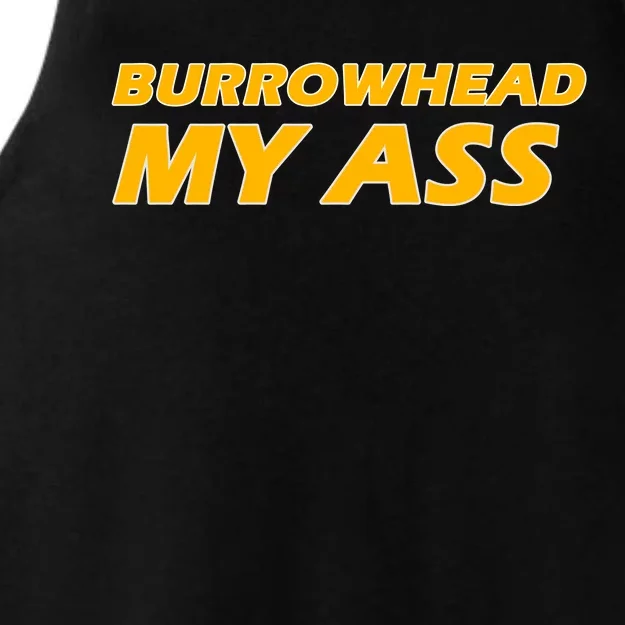 Burrowhead My Ass Shirts Ladies Tri-Blend Wicking Tank