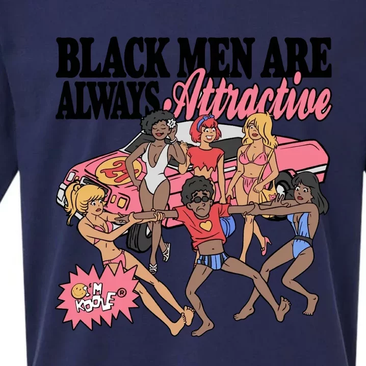 Black Men Are Always Attractive Sueded Cloud Jersey T-Shirt