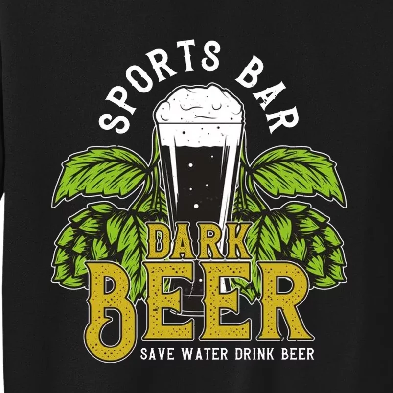 Beer Mug And Hop Tall Sweatshirt