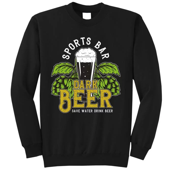 Beer Mug And Hop Tall Sweatshirt