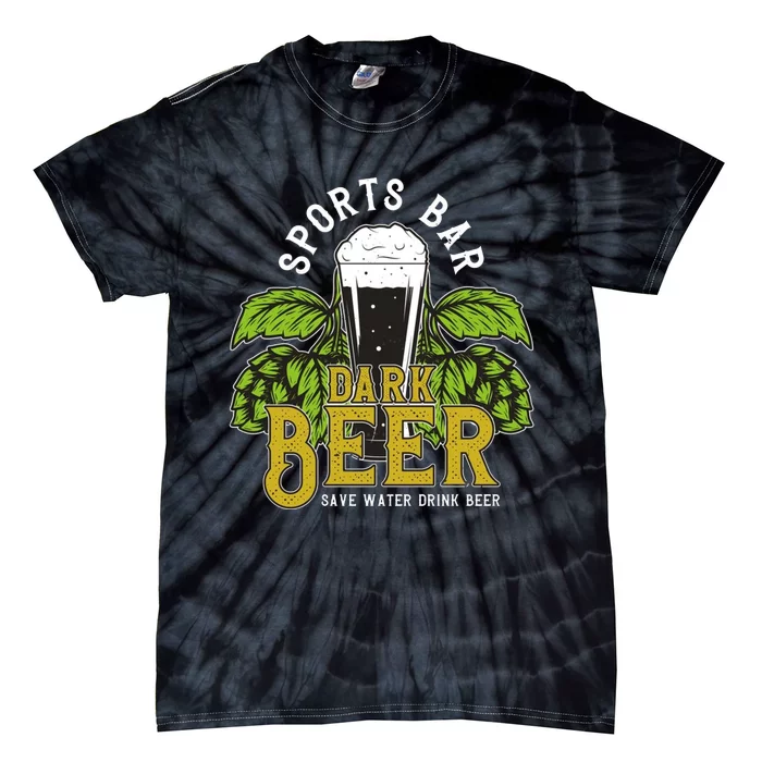 Beer Mug And Hop Tie-Dye T-Shirt