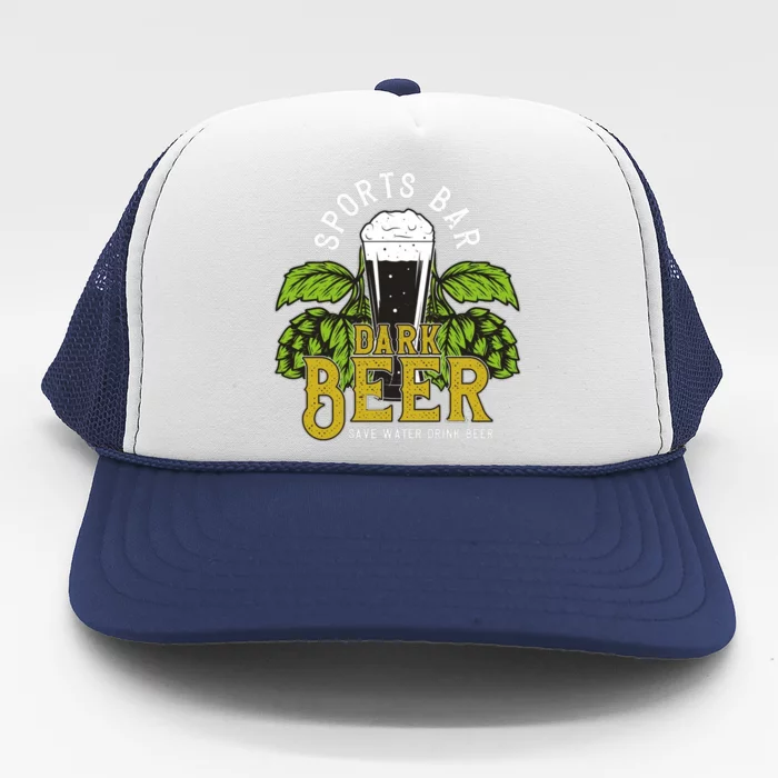 Beer Mug And Hop Trucker Hat