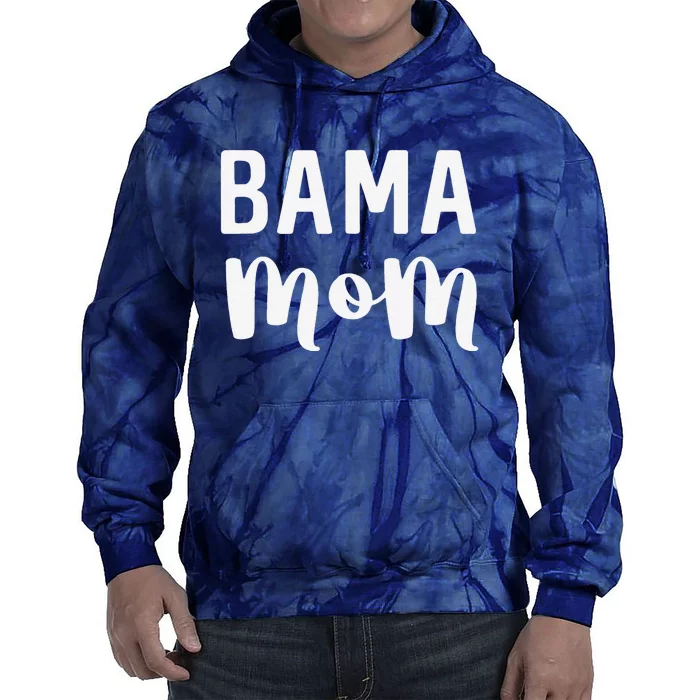 Bama Mom Alabama Gift Mother's Day Football Tie Dye Hoodie