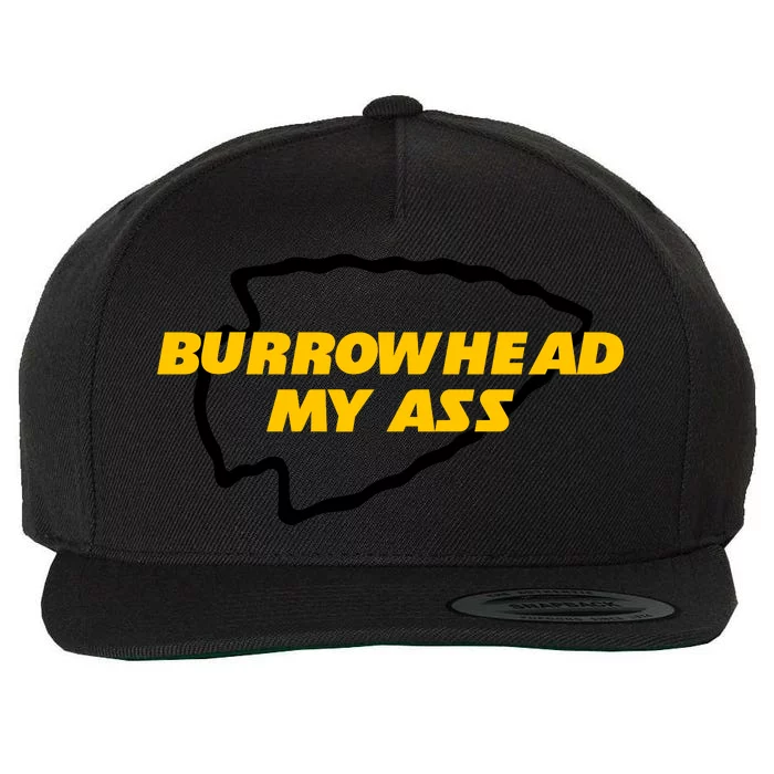 BurrowHead My Ass Funny Meme Wool Snapback Cap