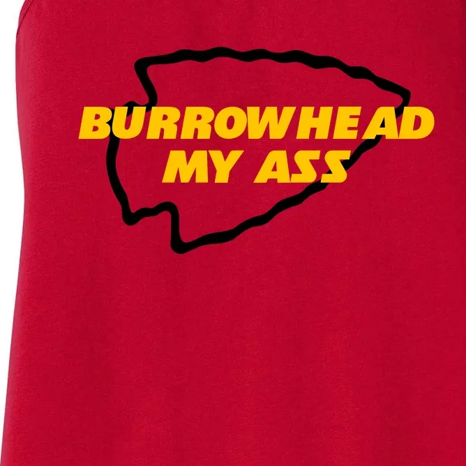 BurrowHead My Ass Funny Meme Women's Racerback Tank