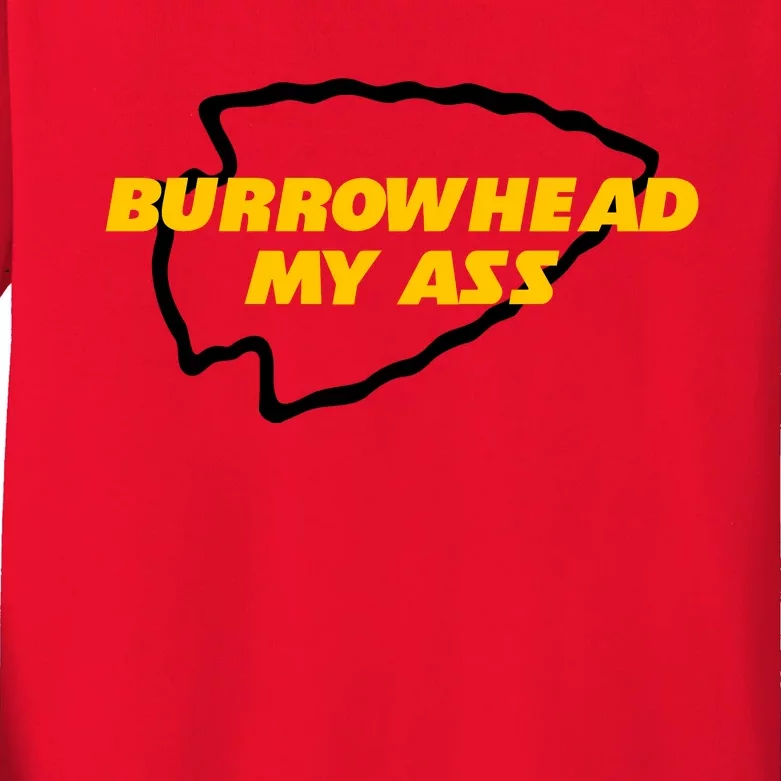 BurrowHead My Ass Funny Meme Kids Long Sleeve Shirt