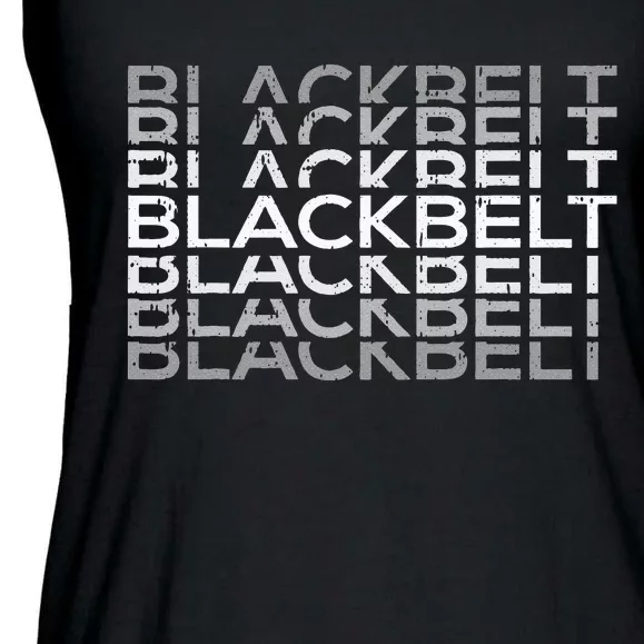 BlackBelt Martial Arts Karate Taekwondo TKD Jiu Jitsu Judo Ladies Essential Flowy Tank