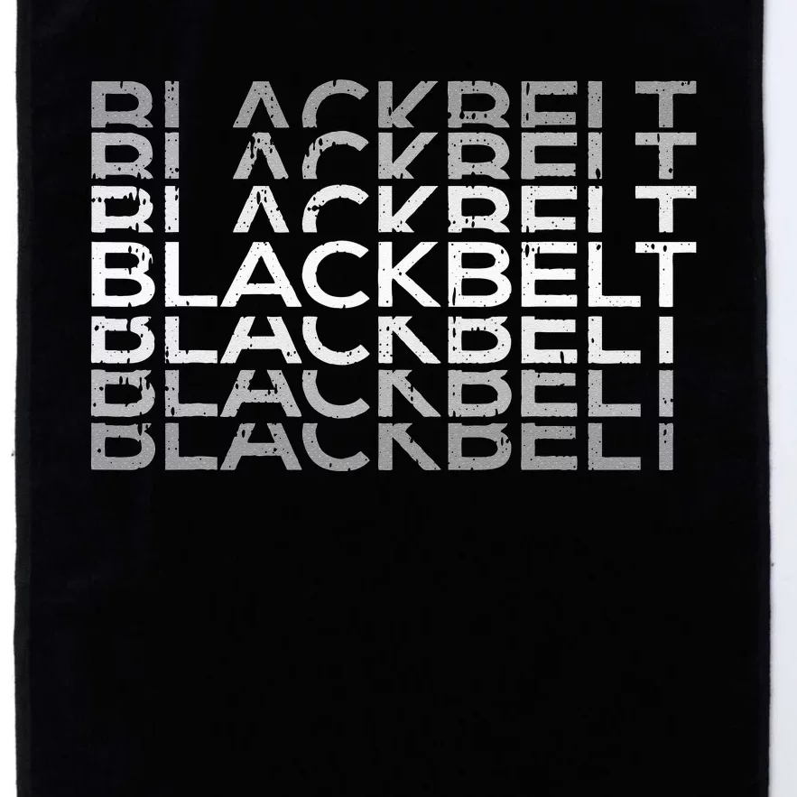 BlackBelt Martial Arts Karate Taekwondo TKD Jiu Jitsu Judo Platinum Collection Golf Towel