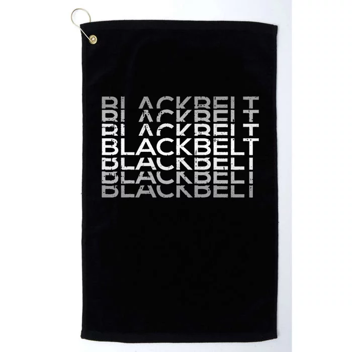 BlackBelt Martial Arts Karate Taekwondo TKD Jiu Jitsu Judo Platinum Collection Golf Towel