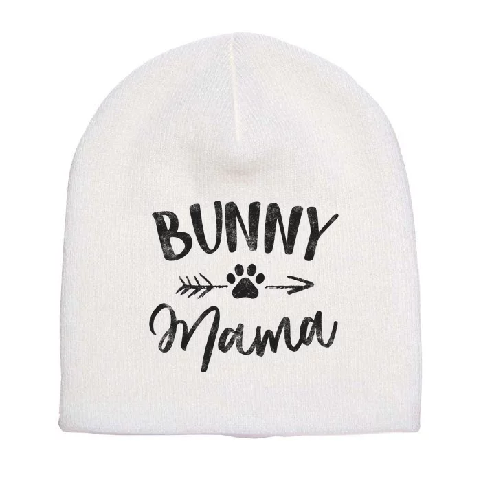 Bunny Mama Animal Lovers Pet Owner Gifts Rabbit Mom Short Acrylic Beanie