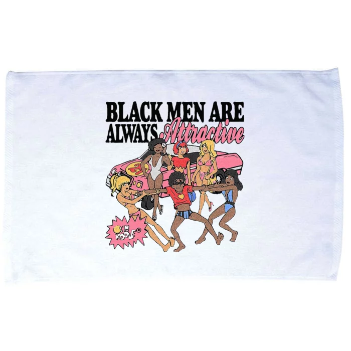 Black Men Are Always Attractive Microfiber Hand Towel