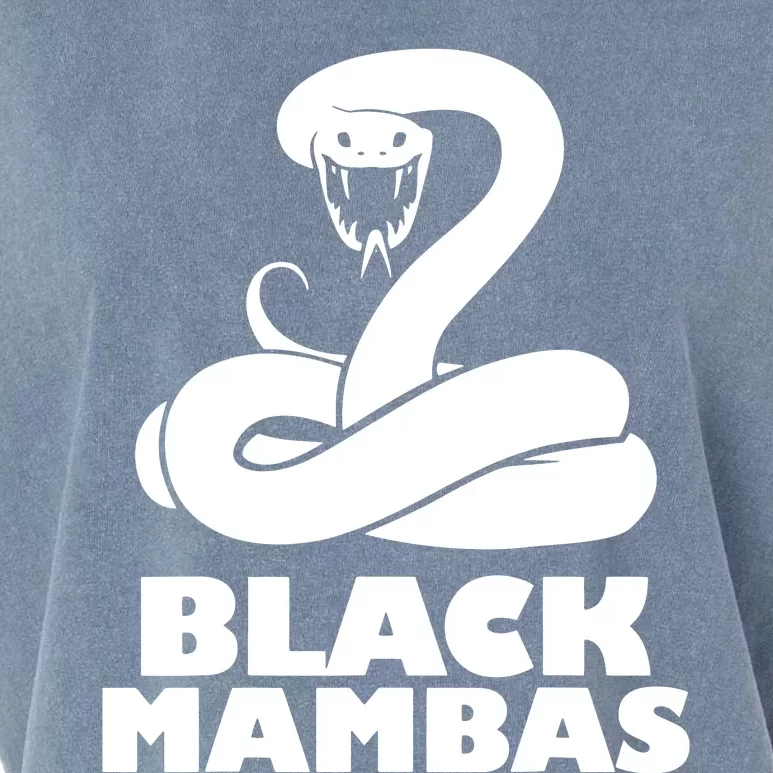 Black Mambas Are My Spirit Animal Scary Snake Garment-Dyed Women's Muscle Tee