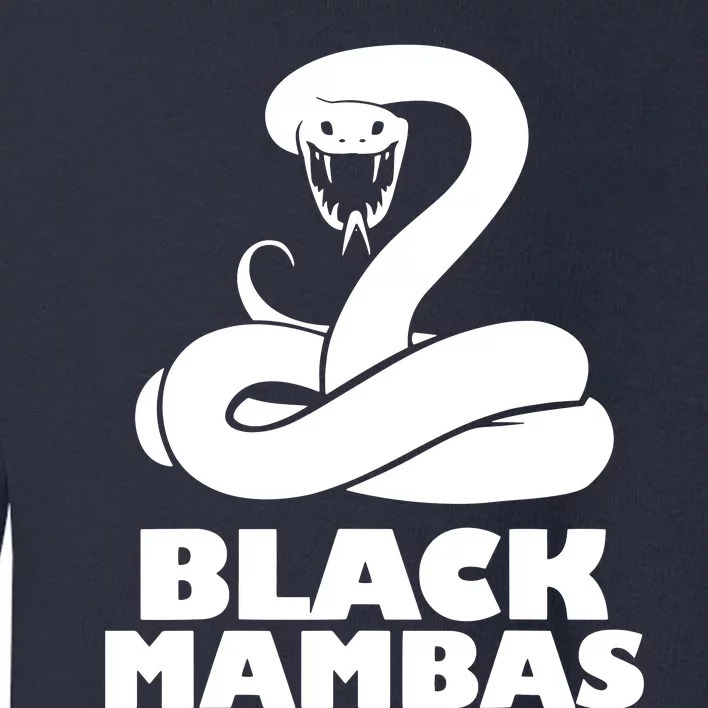 Black Mambas Are My Spirit Animal Scary Snake Toddler Sweatshirt