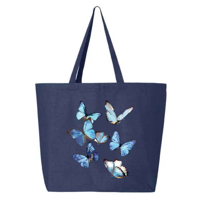 Blue Morpho Butterfly Swarm Lepidoptera Entomology 25L Jumbo Tote