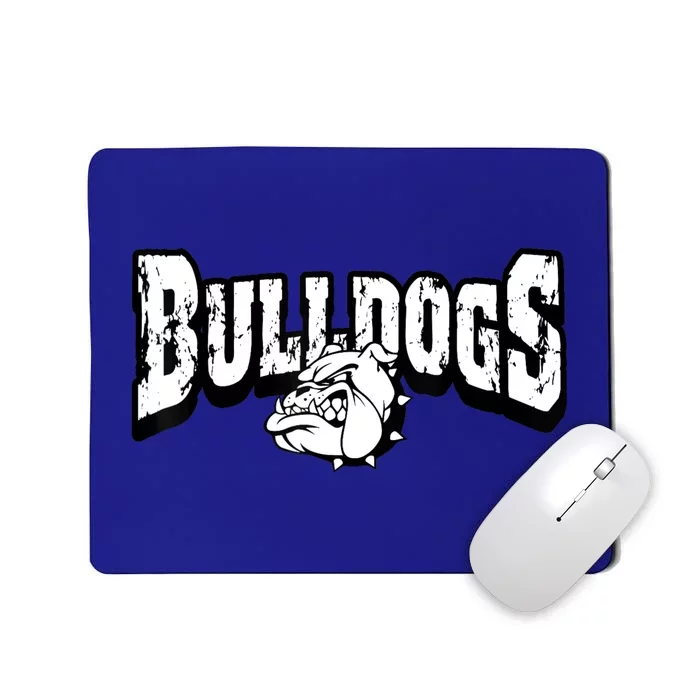 Bulldogs Mascot Back To School Team Spirit Mousepad