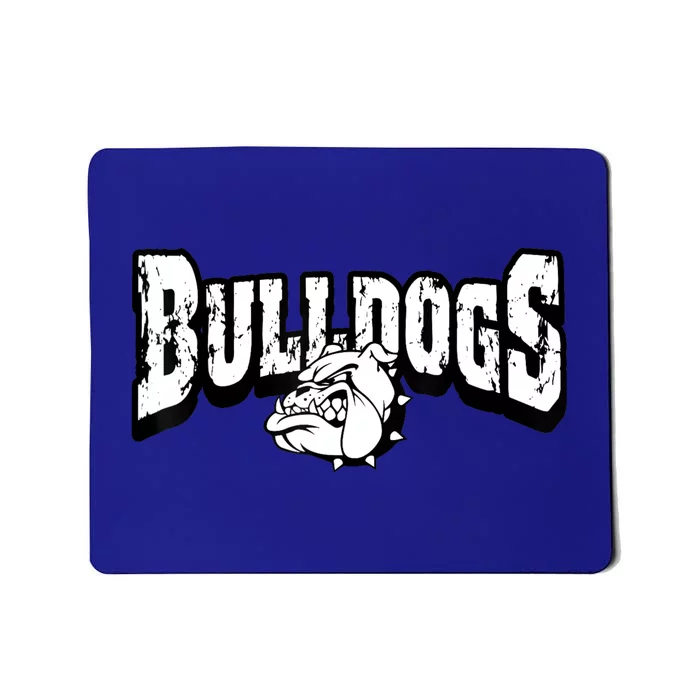 Bulldogs Mascot Back To School Team Spirit Mousepad