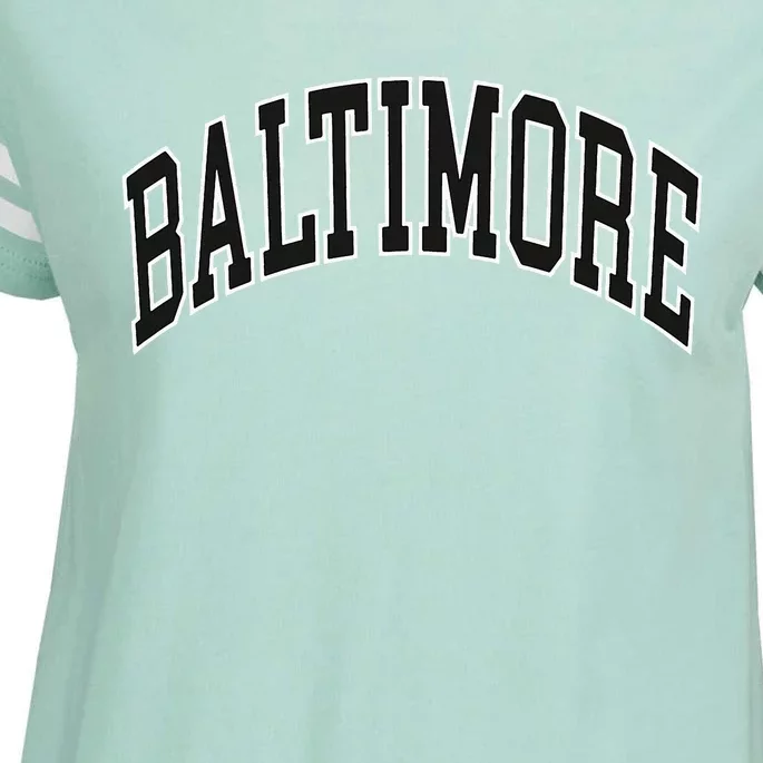 Baltimore Maryland Enza Ladies Jersey Football T-Shirt