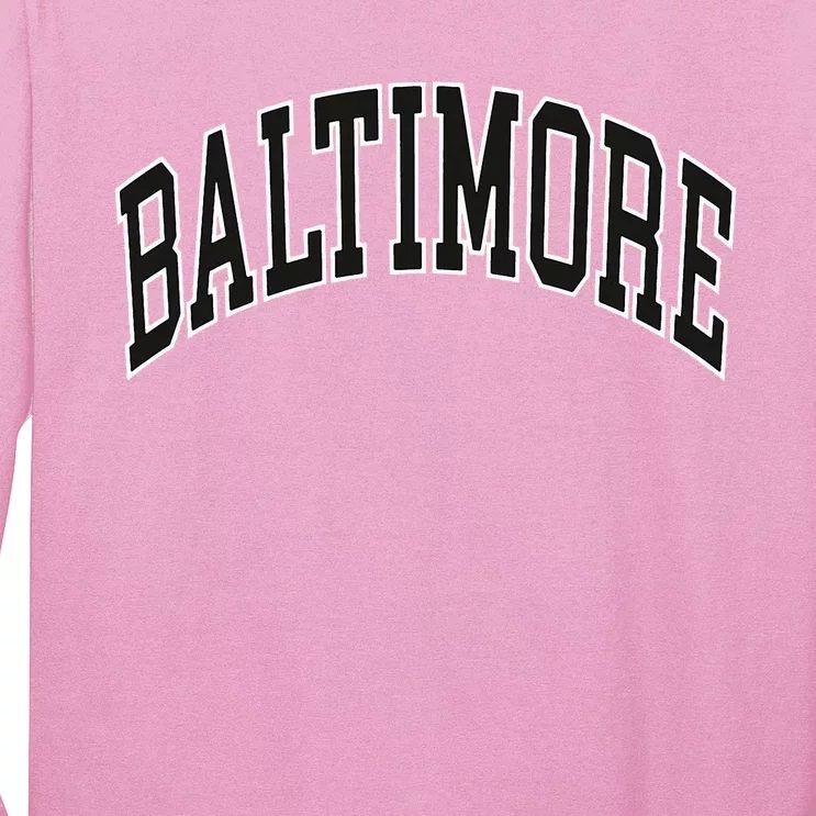 Baltimore Maryland Long Sleeve Shirt